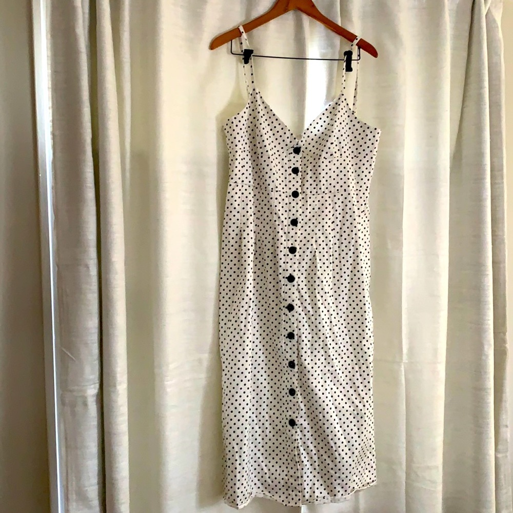 JCrew polka dot dress